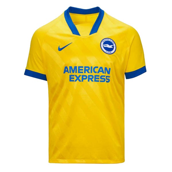 Camiseta Brighton Replica Segunda Ropa 2020/21 Amarillo